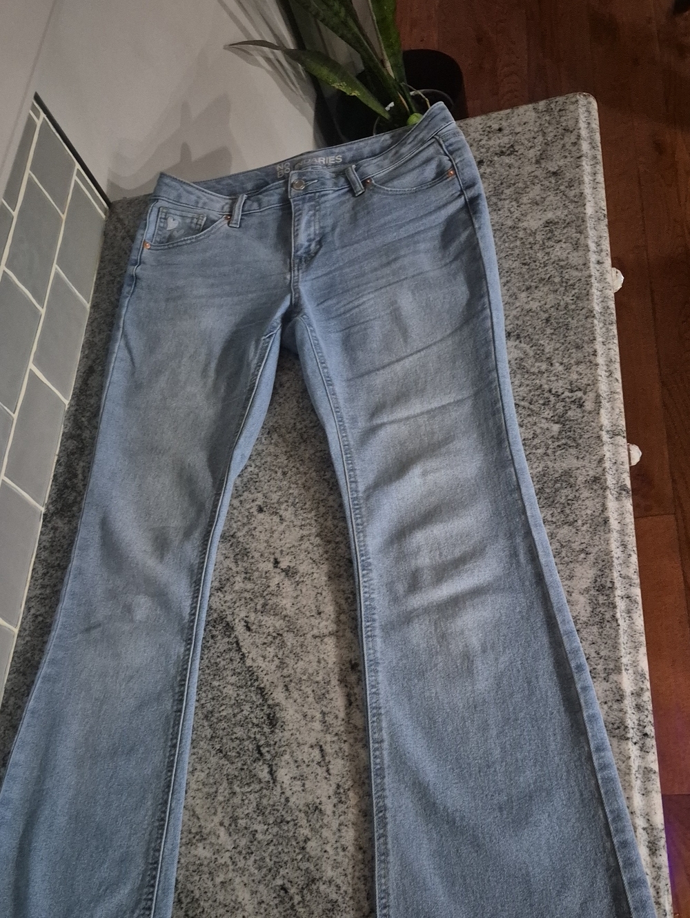 No Boundaries Light Blue Flare Jeans